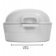 Travessa Roaster 3 Litros 35 cm de comprimento Com Tampa Porcelana Germer